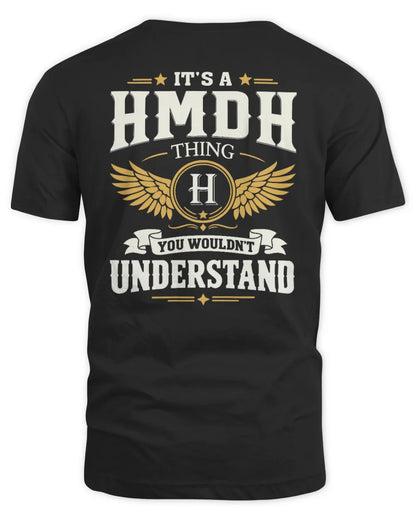 HMDH KT06-M008 It’s a [NAME] Thing – You Wouldn’t Understand | Personalized Vintage T-Shirt - Unisex Standard T-Shirt - Black