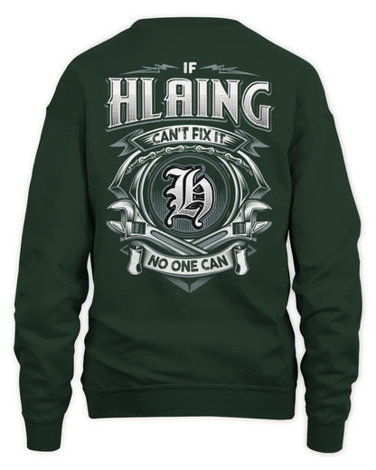 HLAING AP81-K4-626 - Personalized Ahmed Quote Apparel “If Ahmed Can't Fix It, No One Can” - Unisex Sweatshirt - Forest Green