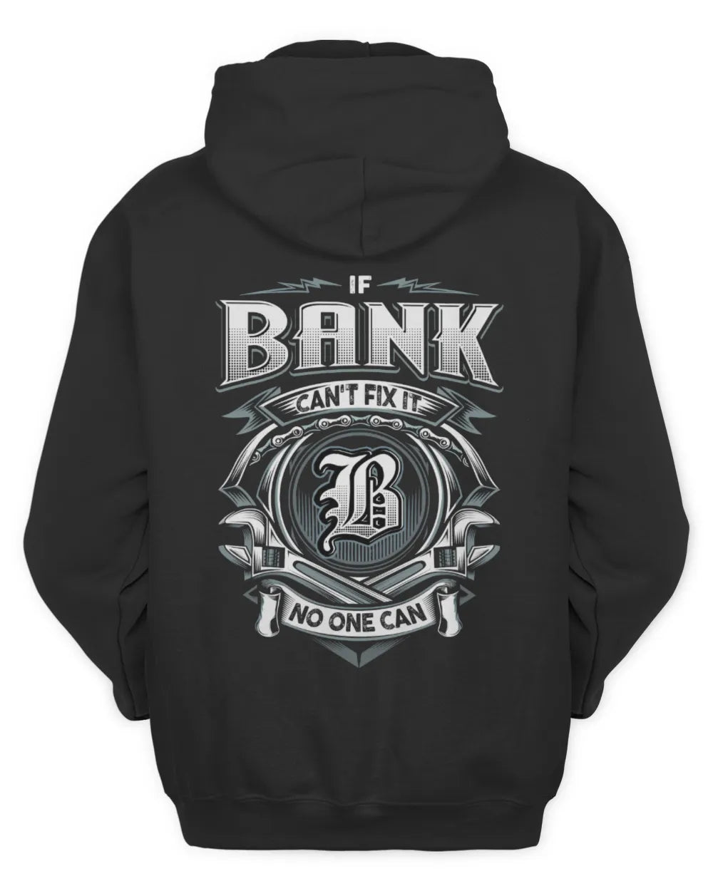 BANK AP81-K4-626 - Personalized Ahmed Quote Apparel “If Ahmed Can't Fix It, No One Can” - Unisex Hoodie - Black