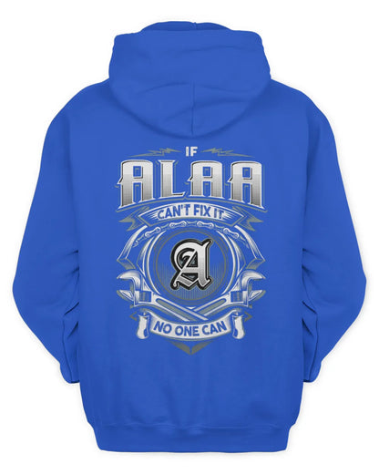 ALAA AP81-K4-626 - Personalized Ahmed Quote Apparel “If Ahmed Can't Fix It, No One Can” - Unisex Hoodie - Royal