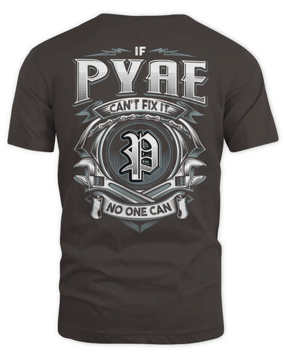 PYAE AP81-K4-626 - Personalized Ahmed Quote Apparel “If Ahmed Can't Fix It, No One Can” - Unisex Standard T-Shirt - Dark Chocolate