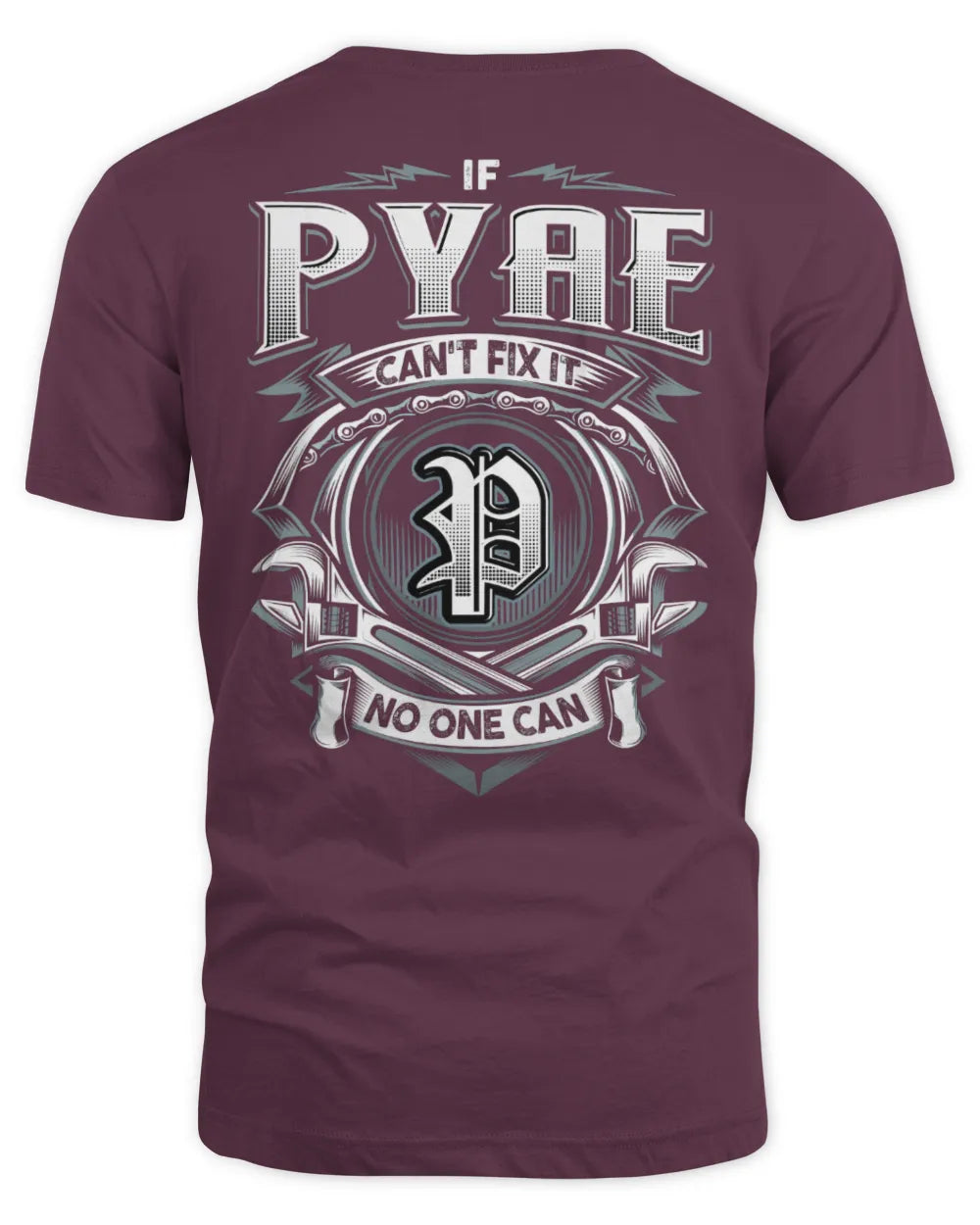PYAE AP81-K4-626 - Personalized Ahmed Quote Apparel “If Ahmed Can't Fix It, No One Can” - Unisex Standard T-Shirt - Maroon