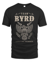 BYRD TP06-K82 – Personalized Classic Style Apparel “Team NAME Lifetime Member” - Unisex Standard T-Shirt - Black