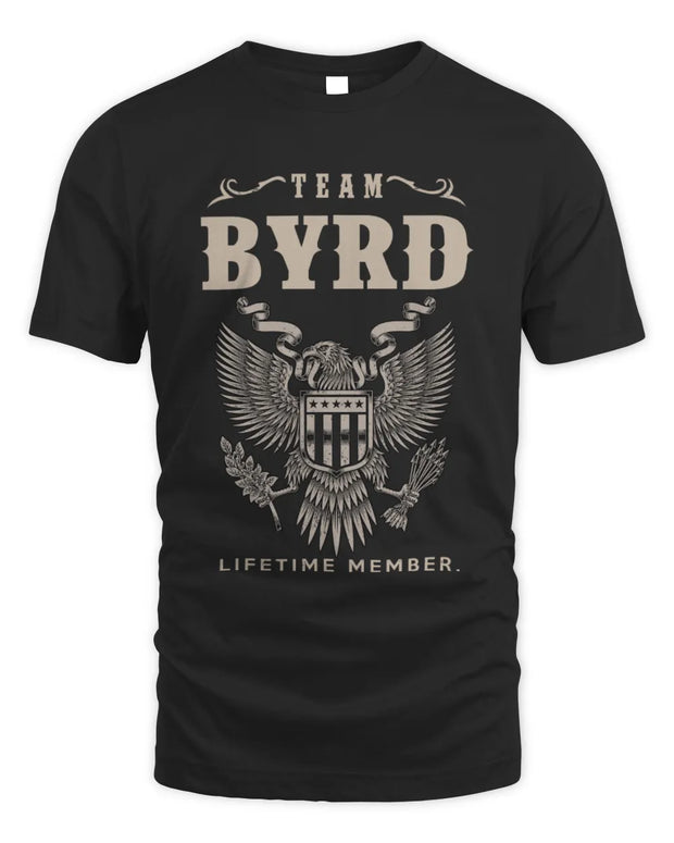 BYRD TP06-K82 – Personalized Classic Style Apparel “Team NAME Lifetime Member”