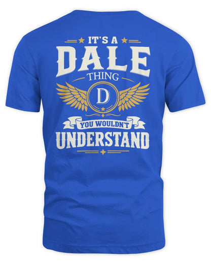 DALE KT06-M008 It’s a [NAME] Thing – You Wouldn’t Understand | Personalized Vintage T-Shirt - Unisex Standard T-Shirt - Royal