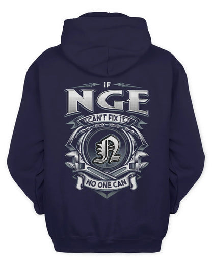 NGE AP81-K4-626 - Personalized Ahmed Quote Apparel “If Ahmed Can't Fix It, No One Can” - Unisex Hoodie - Navy