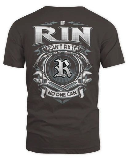 RIN AP81-K4-626 - Personalized Ahmed Quote Apparel “If Ahmed Can't Fix It, No One Can” - Unisex Standard T-Shirt - Dark Chocolate