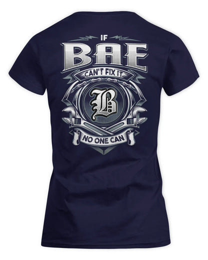 BAE AP81-K4-626 - Personalized Ahmed Quote Apparel “If Ahmed Can't Fix It, No One Can” - Women's Standard T-Shirt - Navy