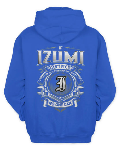 IZUMI AP81-K4-626 - Personalized Ahmed Quote Apparel “If Ahmed Can't Fix It, No One Can” - Unisex Hoodie - Royal