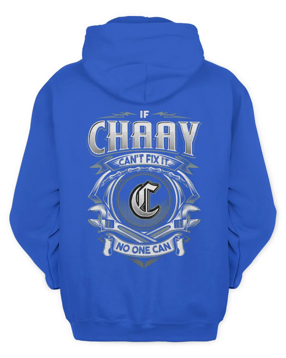 CHAAY AP81-K4-626 - Personalized Ahmed Quote Apparel “If Ahmed Can't Fix It, No One Can” - Unisex Hoodie - Royal