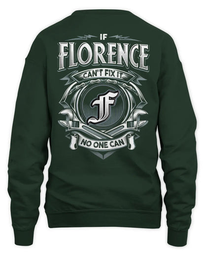 FLORENCE AP81-K4-626 - Personalized Ahmed Quote Apparel “If Ahmed Can't Fix It, No One Can” - Unisex Sweatshirt - Forest Green