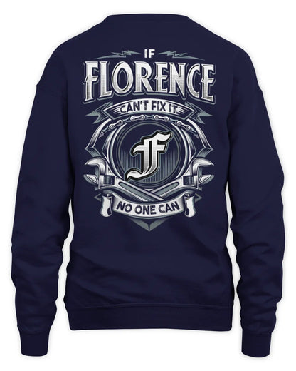 FLORENCE AP81-K4-626 - Personalized Ahmed Quote Apparel “If Ahmed Can't Fix It, No One Can” - Unisex Sweatshirt - Navy