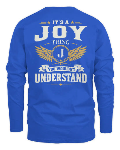 JOY KT06-M008 It’s a [NAME] Thing – You Wouldn’t Understand | Personalized Vintage T-Shirt - Men's Long Sleeved T-Shirt - Royal