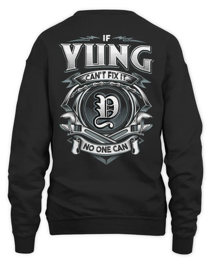 YUNG AP81-K4-626 - Personalized Ahmed Quote Apparel “If Ahmed Can't Fix It, No One Can” - Unisex Sweatshirt - Black