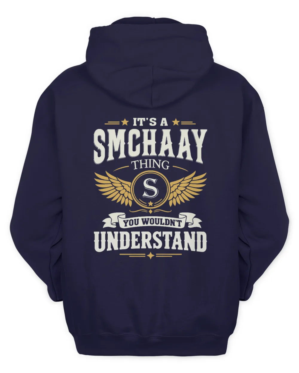 SMCHAAY KT06-M008 It’s a [NAME] Thing – You Wouldn’t Understand | Personalized Vintage T-Shirt - Unisex Hoodie - Navy