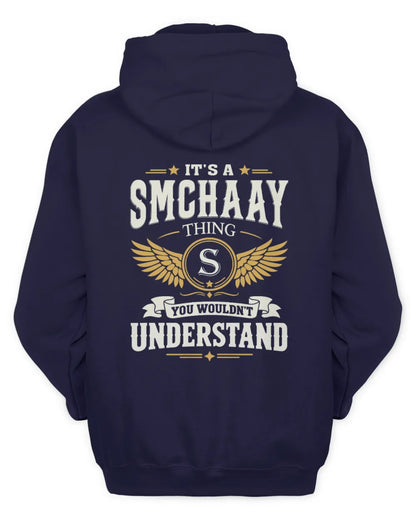 SMCHAAY KT06-M008 It’s a [NAME] Thing – You Wouldn’t Understand | Personalized Vintage T-Shirt - Unisex Hoodie - Navy