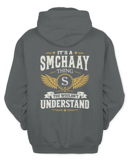 SMCHAAY KT06-M008 It’s a [NAME] Thing – You Wouldn’t Understand | Personalized Vintage T-Shirt - Unisex Hoodie - Charcoal