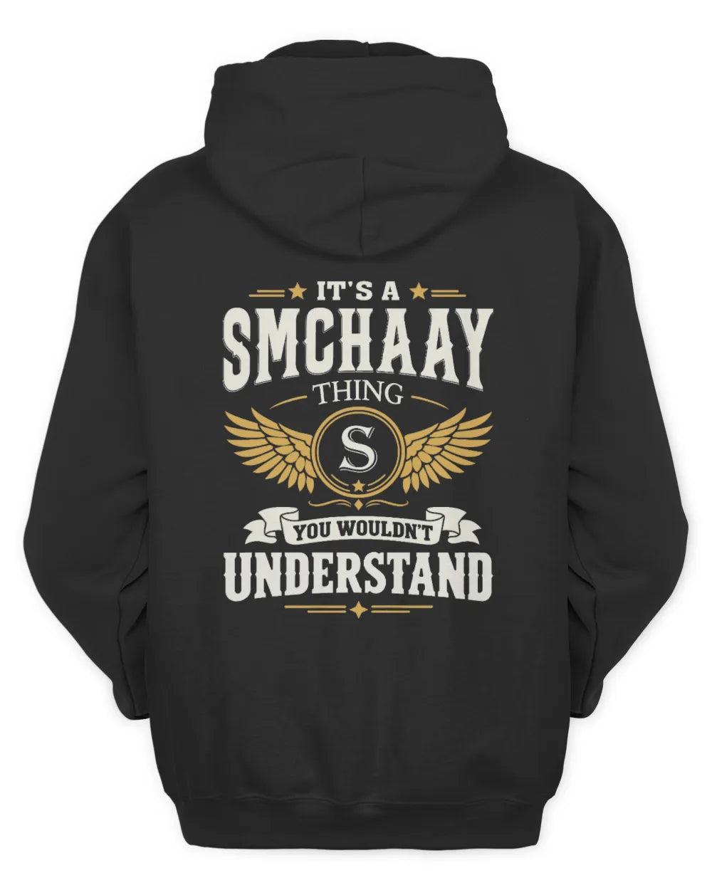 SMCHAAY KT06-M008 It’s a [NAME] Thing – You Wouldn’t Understand | Personalized Vintage T-Shirt - Unisex Hoodie - Black