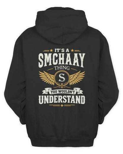 SMCHAAY KT06-M008 It’s a [NAME] Thing – You Wouldn’t Understand | Personalized Vintage T-Shirt - Unisex Hoodie - Black