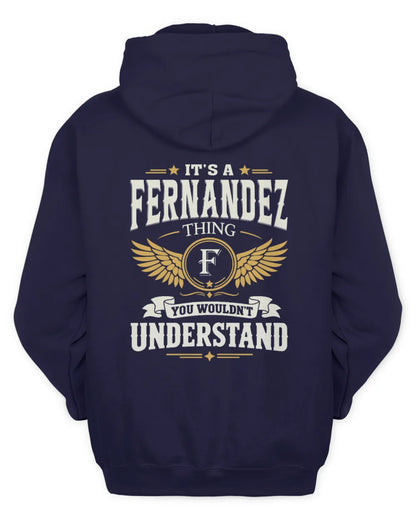 FERNANDEZ KT06-M008 It’s a [NAME] Thing – You Wouldn’t Understand | Personalized Vintage T-Shirt - Unisex Hoodie - Navy
