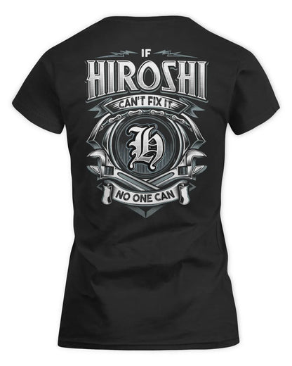 HIROSHI AP81-K4-626 - Personalized Ahmed Quote Apparel “If Ahmed Can't Fix It, No One Can” - Women's Standard T-Shirt - Black