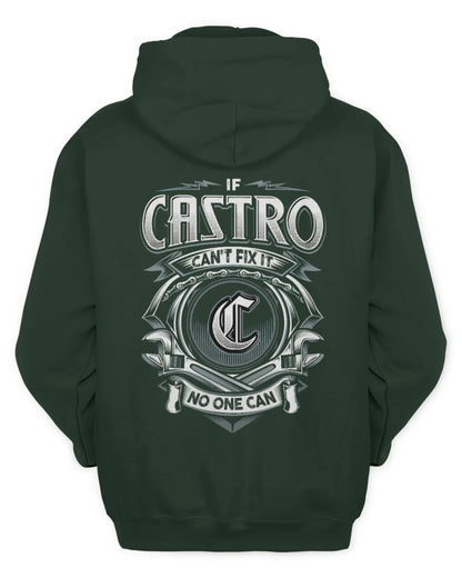 CASTRO AP81-K4-626 - Personalized Ahmed Quote Apparel “If Ahmed Can't Fix It, No One Can” - Unisex Hoodie - Forest Green