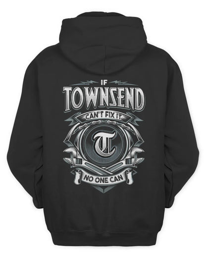 TOWNSEND AP81-K4-626 - Personalized Ahmed Quote Apparel “If Ahmed Can't Fix It, No One Can” - Unisex Hoodie - Black