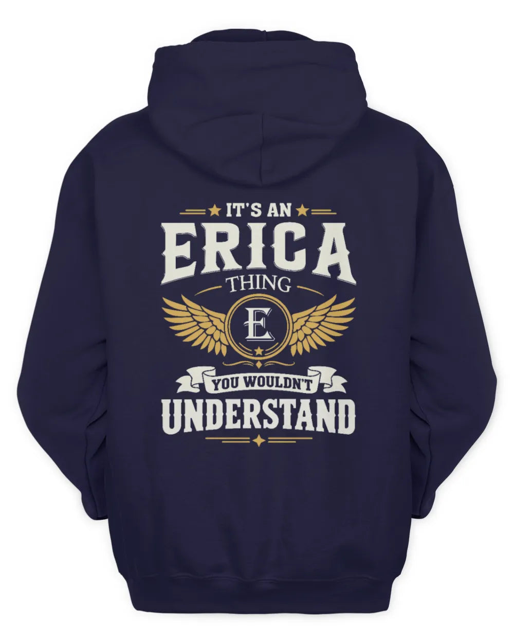 ERICA KT06-M008 It’s a [NAME] Thing – You Wouldn’t Understand | Personalized Vintage T-Shirt - Unisex Hoodie - Navy