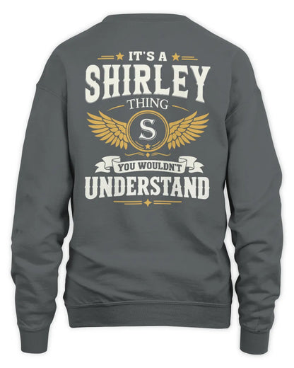 SHIRLEY KT06-M008 It’s a [NAME] Thing – You Wouldn’t Understand | Personalized Vintage T-Shirt - Unisex Sweatshirt - Charcoal