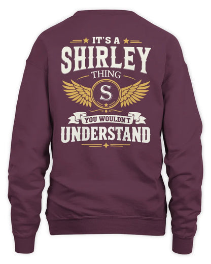 SHIRLEY KT06-M008 It’s a [NAME] Thing – You Wouldn’t Understand | Personalized Vintage T-Shirt - Unisex Sweatshirt - Maroon
