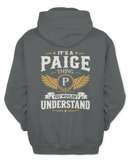 PAIGE KT06-M008 It’s a [NAME] Thing – You Wouldn’t Understand | Personalized Vintage T-Shirt - Unisex Hoodie - Charcoal