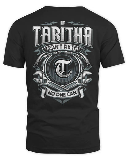 TABITHA AP81-K4-626 - Personalized Ahmed Quote Apparel “If Ahmed Can't Fix It, No One Can” - Unisex Standard T-Shirt - Black