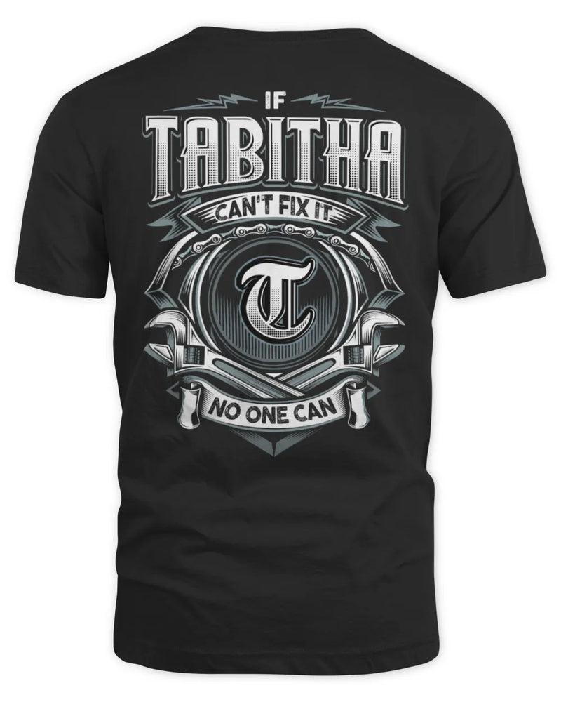 TABITHA AP81-K4-626 - Personalized Ahmed Quote Apparel “If Ahmed Can't Fix It, No One Can” - Unisex Standard T-Shirt - Black