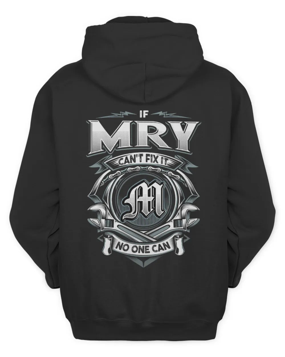 MRY AP81-K4-626 - Personalized Ahmed Quote Apparel “If Ahmed Can't Fix It, No One Can” - Unisex Hoodie - Black