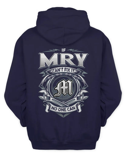 MRY AP81-K4-626 - Personalized Ahmed Quote Apparel “If Ahmed Can't Fix It, No One Can” - Unisex Hoodie - Navy