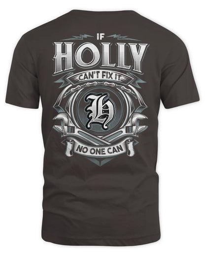 HOLLY AP81-K4-626 - Personalized Ahmed Quote Apparel “If Ahmed Can't Fix It, No One Can” - Unisex Standard T-Shirt - Dark Chocolate