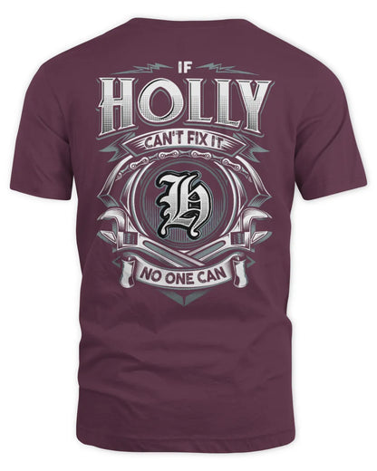 HOLLY AP81-K4-626 - Personalized Ahmed Quote Apparel “If Ahmed Can't Fix It, No One Can” - Unisex Standard T-Shirt - Maroon
