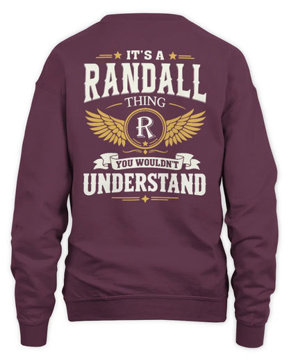 RANDALL KT06-M008 It’s a [NAME] Thing – You Wouldn’t Understand | Personalized Vintage T-Shirt - Unisex Sweatshirt - Maroon