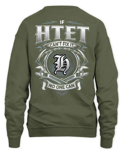 HTET AP81-K4-626 - Personalized Ahmed Quote Apparel “If Ahmed Can't Fix It, No One Can” - Unisex Sweatshirt - Military Green