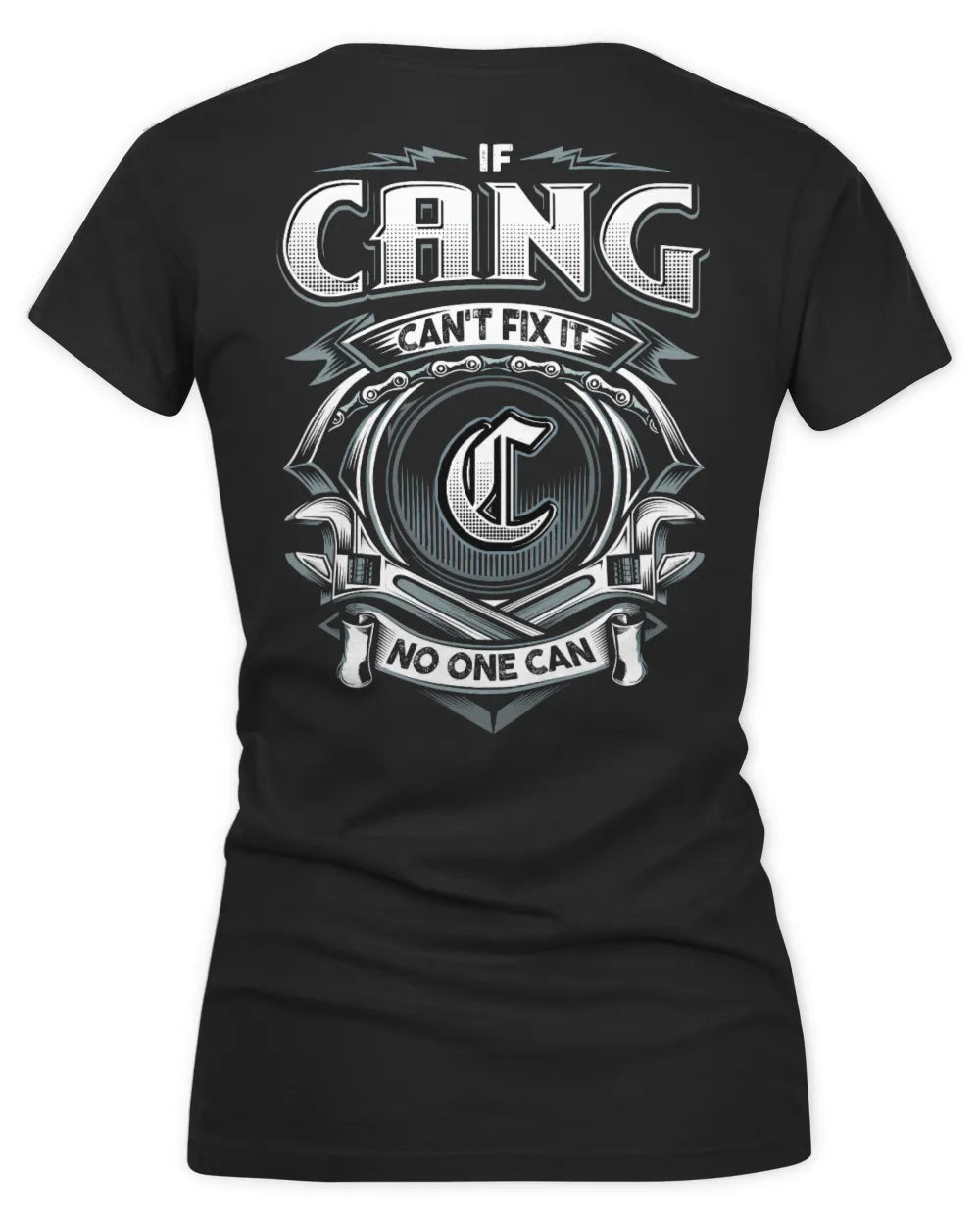 CANG AP81-K4-626 - Personalized Ahmed Quote Apparel “If Ahmed Can't Fix It, No One Can” - Women's V-Neck T-Shirt - Black