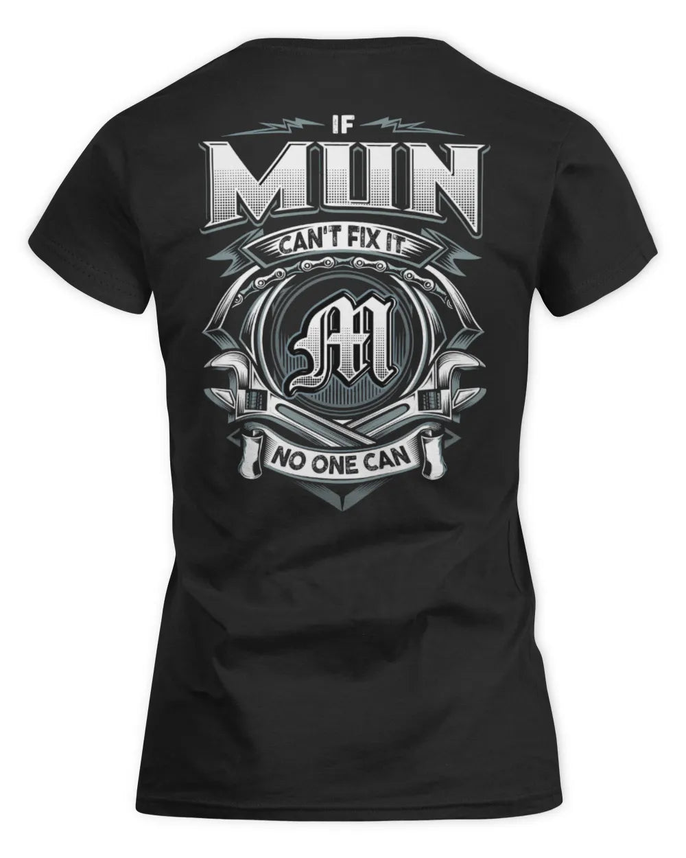 MUN AP81-K4-626 - Personalized Ahmed Quote Apparel “If Ahmed Can't Fix It, No One Can” - Women's Standard T-Shirt - Black