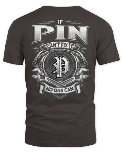 PIN AP81-K4-626 - Personalized Ahmed Quote Apparel “If Ahmed Can't Fix It, No One Can” - Unisex Standard T-Shirt - Dark Chocolate