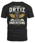 ORTIZ KT06-M008 It’s a [NAME] Thing – You Wouldn’t Understand | Personalized Vintage T-Shirt - Unisex Standard T-Shirt - Black