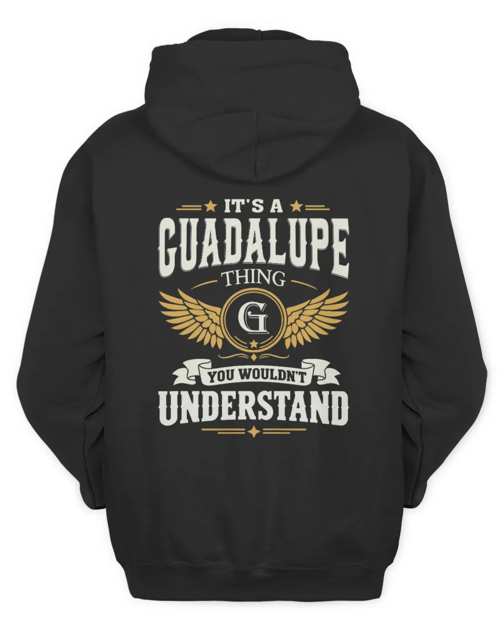 GUADALUPE KT06-M008 It’s a [NAME] Thing – You Wouldn’t Understand | Personalized Vintage T-Shirt - Unisex Hoodie - Black