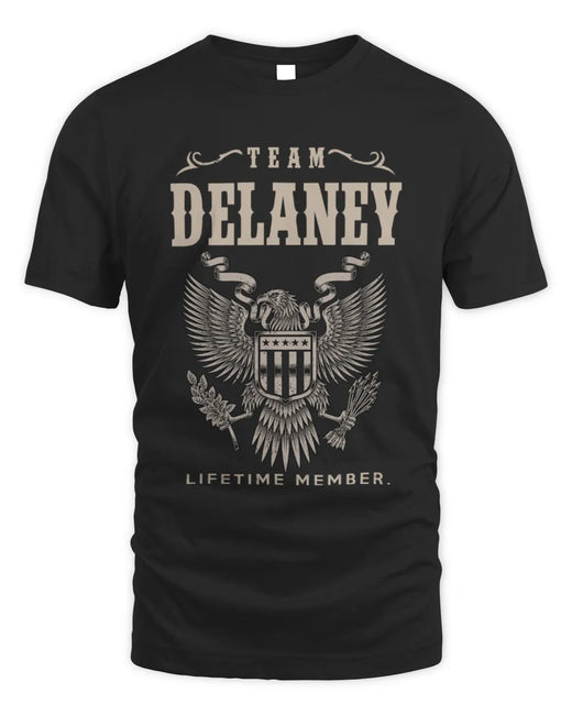 DELANEY TP06-K82 – Personalized Classic Style Apparel “Team NAME Lifetime Member”
