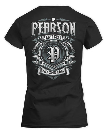 PEARSON AP81-K4-626 - Personalized Ahmed Quote Apparel “If Ahmed Can't Fix It, No One Can” - Women's Standard T-Shirt - Black