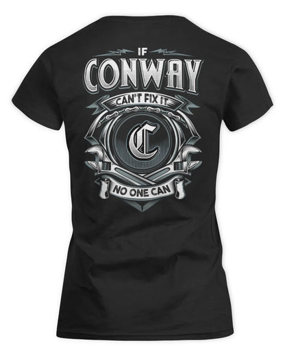 CONWAY AP81-K4-626 - Personalized Ahmed Quote Apparel “If Ahmed Can't Fix It, No One Can” - Women's Standard T-Shirt - Black