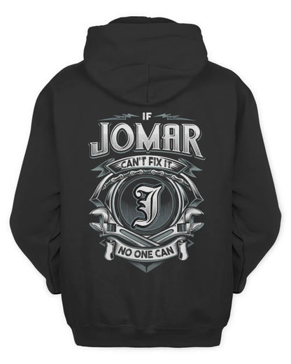 JOMAR AP81-K4-626 - Personalized Ahmed Quote Apparel “If Ahmed Can't Fix It, No One Can” - Unisex Hoodie - Black