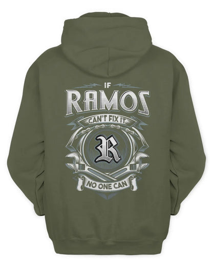 RAMOS AP81-K4-626 - Personalized Ahmed Quote Apparel “If Ahmed Can't Fix It, No One Can” - Unisex Hoodie - Military Green