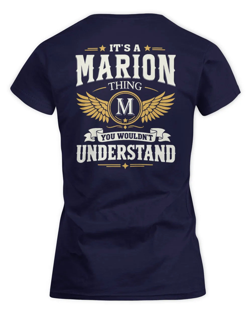 MARION KT06-M008 It’s a [NAME] Thing – You Wouldn’t Understand | Personalized Vintage T-Shirt - Women's Standard T-Shirt - Navy